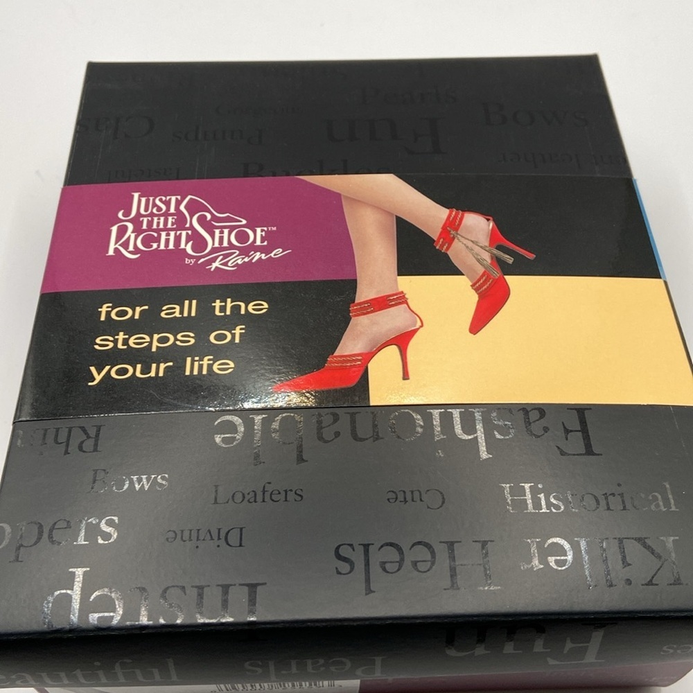 Just The Right Shoe Step Into Your Fantasies Gray Miniature Shoe by Raine - Picture 11 of 13